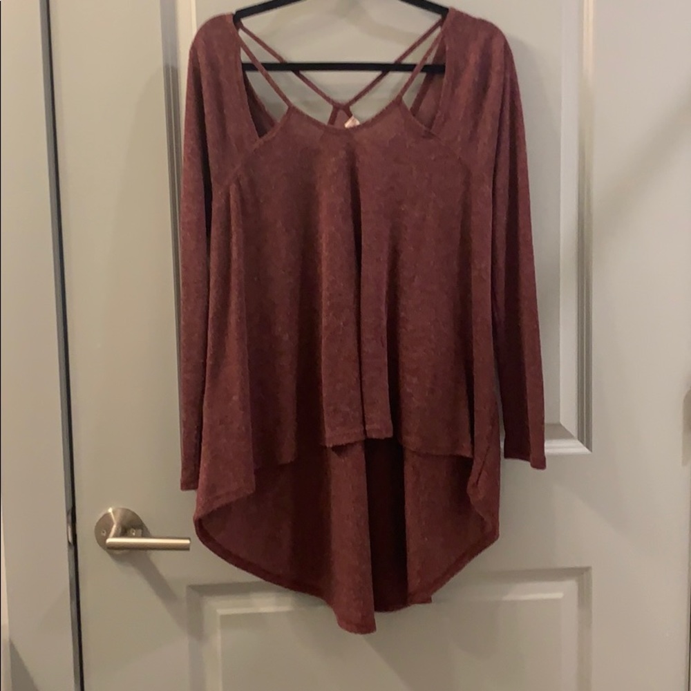 Long sleeve tunic top